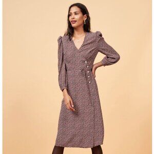 Rouje Gabin Dress - imprime mini fleurette